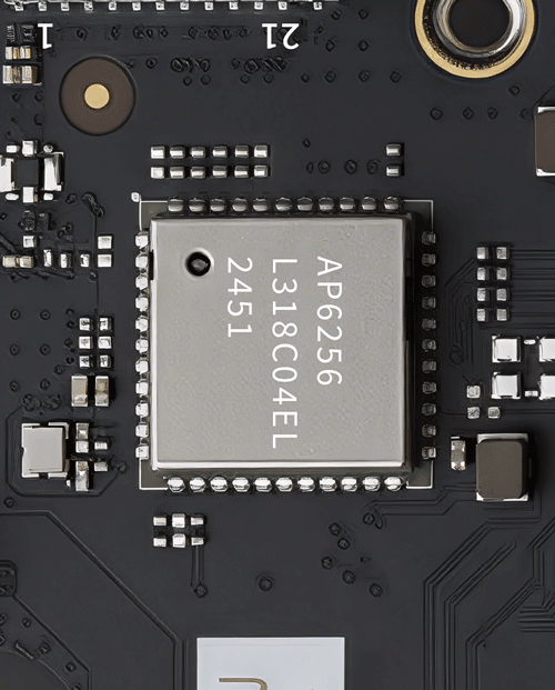 Wi-Fi 5 / BT 5.2 interface detail